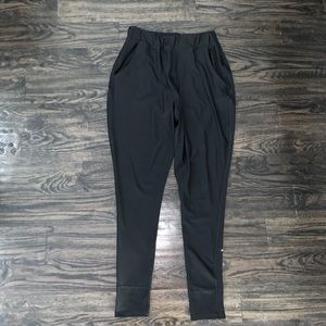 Black Athletic High Waisted Joggers